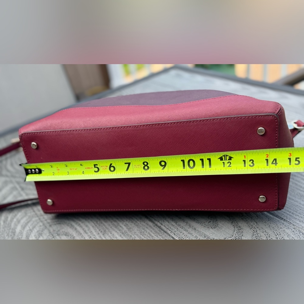 Kate Spade Purple and Red Satchel - Picture 15 of 16